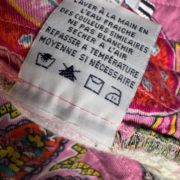 Izod Paisley Print Pleated Skirt Size 10 - Picture 7 of 8